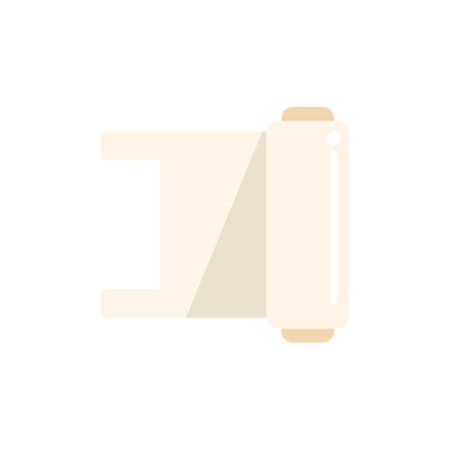 Biodegradable plastic bag icon flat vector. Eco recycle. Ocean waste isolatedのイラスト素材