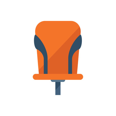 Family kid bike seat icon flat vector. Baby child. Ride cycle isolatedのイラスト素材