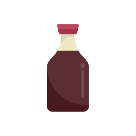 Gmo drink icon flat vector. Dna food. Gene medicine isolatedのイラスト素材