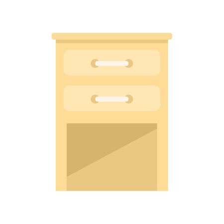 Art furniture icon flat vector. Kitchen furniture. Modern style isolatedのイラスト素材
