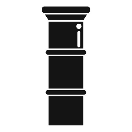 Stack chimney icon simple vector. Smoke factory. Industry steamのイラスト素材