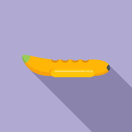 Banana pool icon flat vector. Water park. Summer vacationのイラスト素材