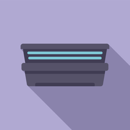 Solarium shape icon flat vector. Spa salon. Beauty skinのイラスト素材