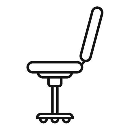 Work chair icon outline vector. Office sit. Correct positionのイラスト素材