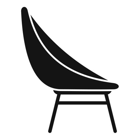 Lounge chair icon simple vector. Interior sofa. Relax vipのイラスト素材