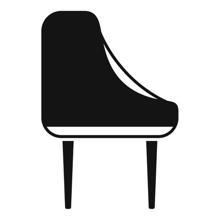 Luxury chair icon simple vector. Interior sofa. Relax barのイラスト素材