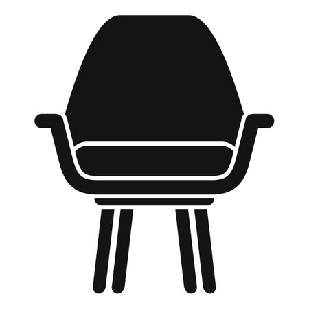 Modern chair icon simple vector. Interior furniture. Relax designのイラスト素材