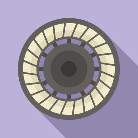 Repair clutch icon flat vector. Car kit. Auto coverのイラスト素材