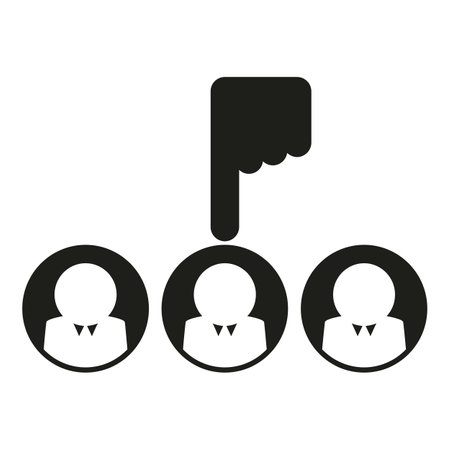 Human resources icon simple vector. Business work. People jobのイラスト素材