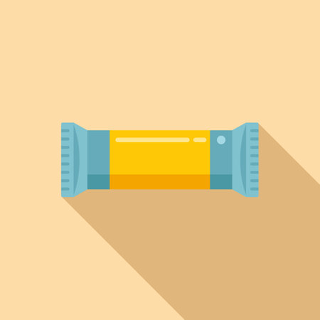 Lunch bar icon flat vector. School food. Snack mealのイラスト素材