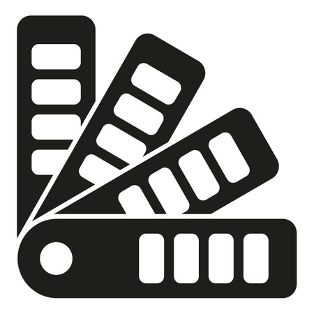 Cmyk palette icon simple vector. Printer machine. Service paintのイラスト素材