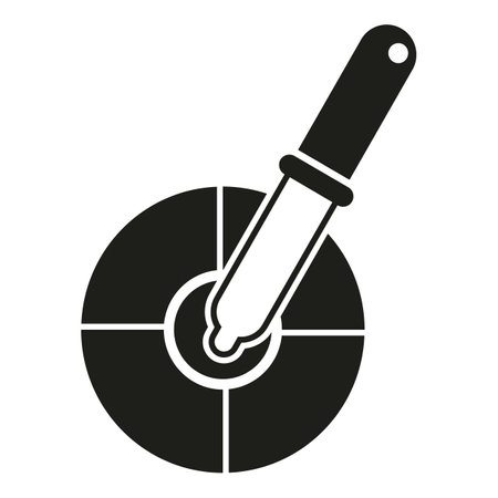 Cmyk pipette icon simple vector. Digital print. Color paperのイラスト素材