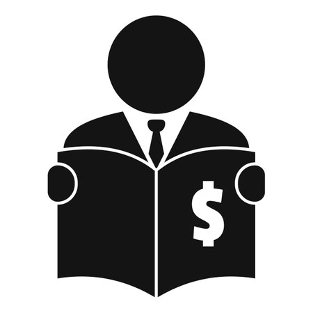 Business training icon. Simple illustration of business training icon for web design isolated on white backgroundの写真素材