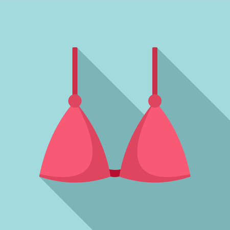 Woman bra icon. Flat illustration of woman bra icon for web designの写真素材