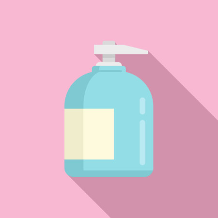 Dispenser soap icon. Flat illustration of dispenser soap icon for web designの写真素材