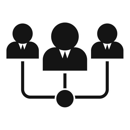 Restructuring team icon. Simple illustration of restructuring team icon for web design isolated on white backgroundの写真素材