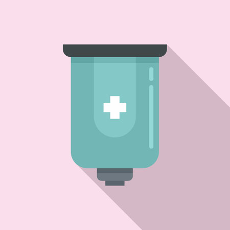 Antiseptic wall box icon. Flat illustration of Antiseptic wall box icon for web designの写真素材