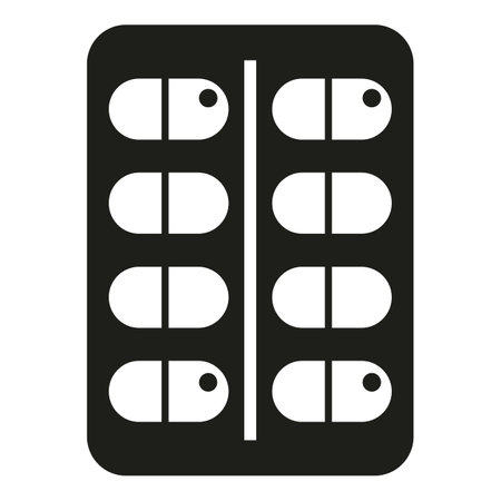 Sleep pills icon simple vector. Insomnia problem. Sleepy manのイラスト素材
