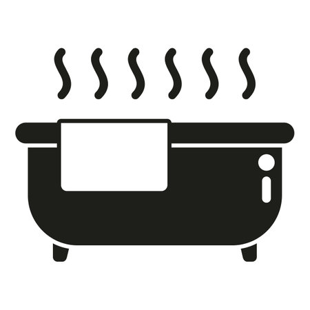 Night warm bath icon simple vector. Sleep problem. Stress personのイラスト素材