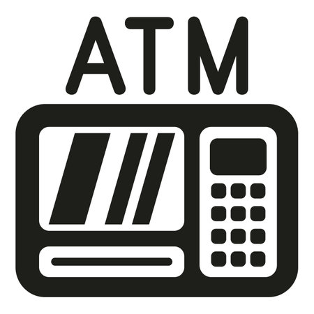 Money atm icon simple vector. Finance economy. Coin capitalのイラスト素材