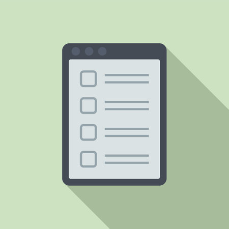 To-do list note icon. Flat illustration of To-do list note icon for web designの写真素材