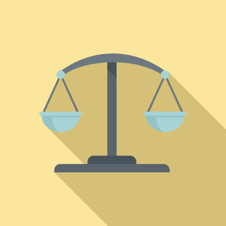 Attestation service balance icon. Flat illustration of Attestation service balance icon for web designの写真素材