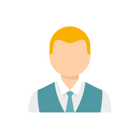Sweden man icon. Flat illustration of Sweden man icon isolated on white backgroundの写真素材