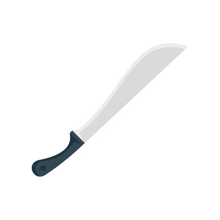 Safari hunting sworld icon. Flat illustration of safari hunting sworld icon isolated on white backgroundの写真素材