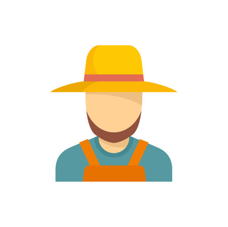 Agronomist icon. Flat illustration of Agronomist icon isolated on white backgroundの写真素材