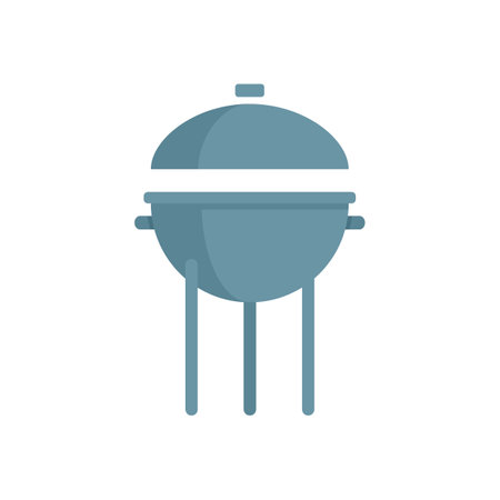 Pork brazier icon. Flat illustration of Pork brazier icon isolated on white backgroundの写真素材