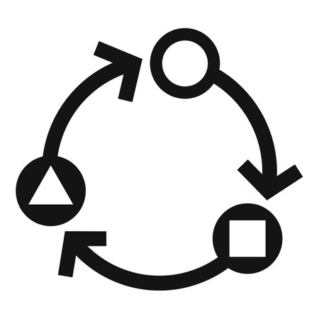 Adapt development icon simple . Creative strategy. Team personalの写真素材