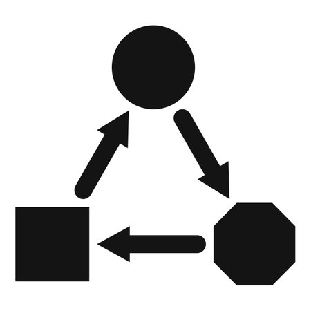 Digital adapt icon simple . New leadership. Team changeの写真素材