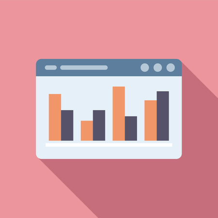 Business graph comparison icon flat . Scale compare. Money financeの写真素材