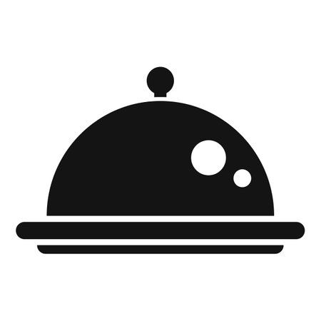 Lunch tray icon simple . Dinner meal. Food cafeの写真素材