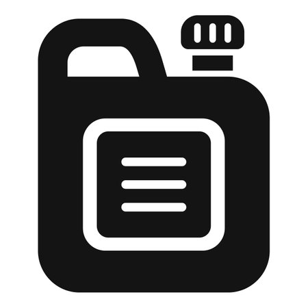 Petrol canister icon simple . Fuel oil. Gasoline gallonの写真素材