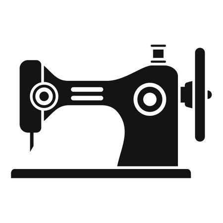 Sew repair machine icon simple . Clothing cleaning. Manufacture tailorの写真素材