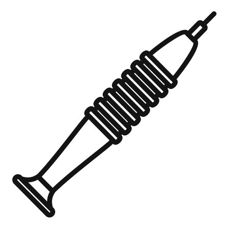 Mobile screwdriver icon outline . Service fix. Cell maintenanceの写真素材