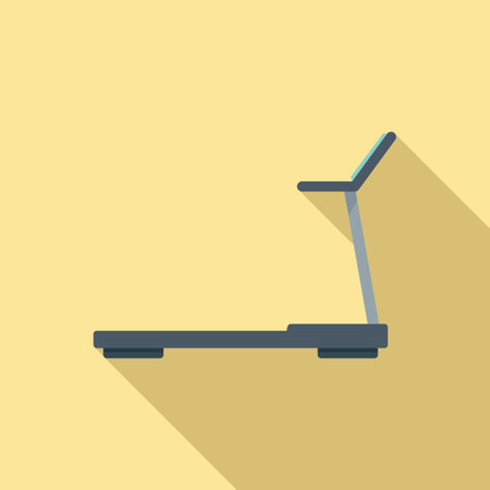 Running home treadmill icon. Flat illustration of Running home treadmill icon for web designの写真素材