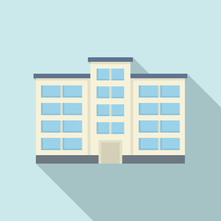 Pension building icon. Flat illustration of Pension building icon for web designの写真素材