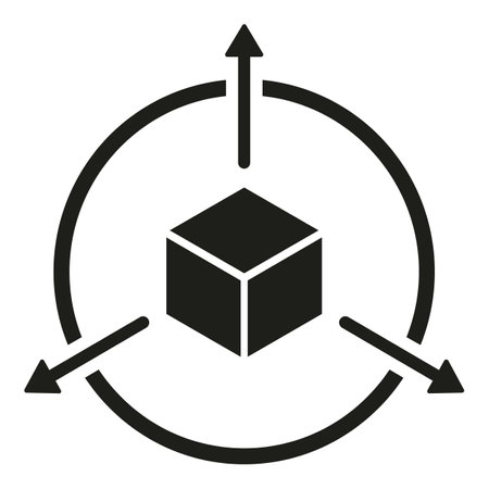 Augmented reality icon simple vector. Cyber digital. Vr deviceのイラスト素材