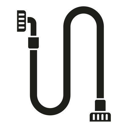 Washing machine water pipe icon simple vector. Service fix. Tube workerのイラスト素材