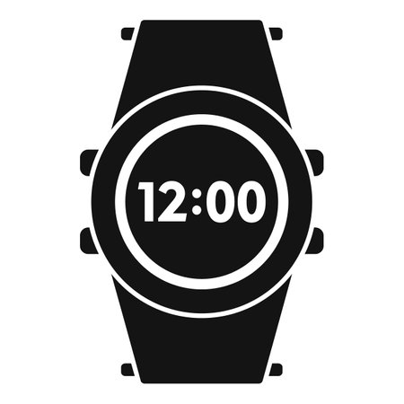 Campsite smartwatch icon simple vector. Nature freedom. Tourist equipmentのイラスト素材