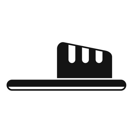 Footwear slippers icon simple vector. Indoor cozy shoe. Paw apparelのイラスト素材