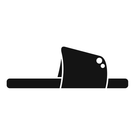 Comfortable slippers icon simple vector. Funny feet. Indoor cozy garmentのイラスト素材