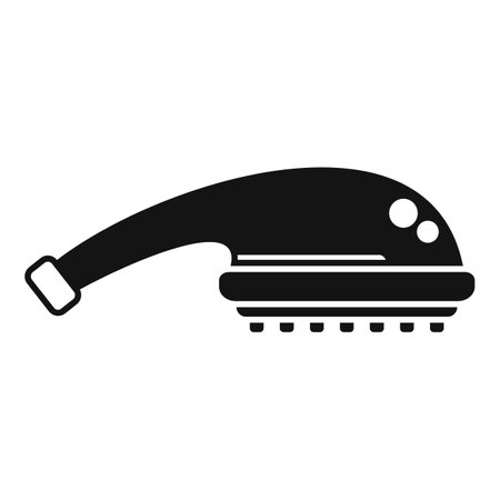 Cold water head icon simple vector. Shower head. Sanitary spa hoseのイラスト素材