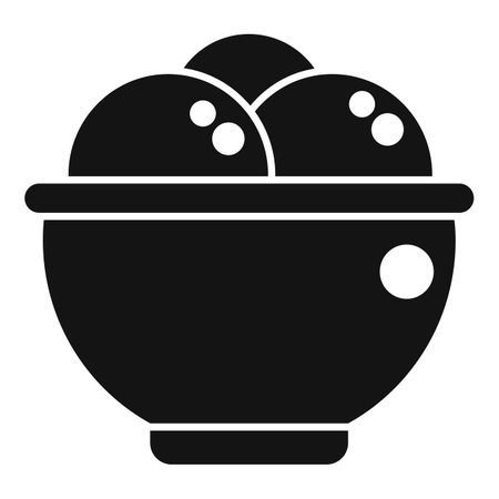 Gelato crispy snow milk icon simple vector. Summer ice cream. Cold dessertのイラスト素材