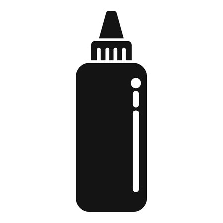 Damage hair conditioner icon simple vector. Brush beauty. Female salon careのイラスト素材