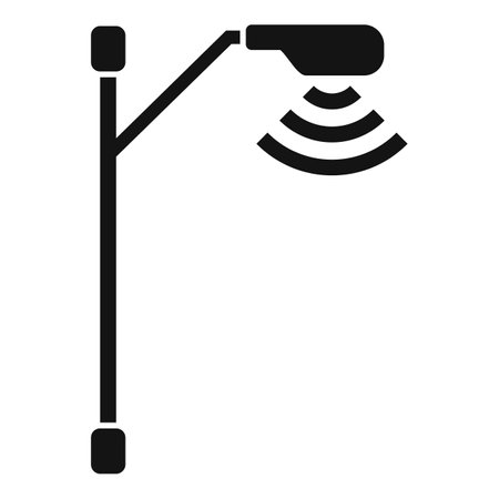 Sensor road control icon simple vector. Safety system. Drive safeのイラスト素材
