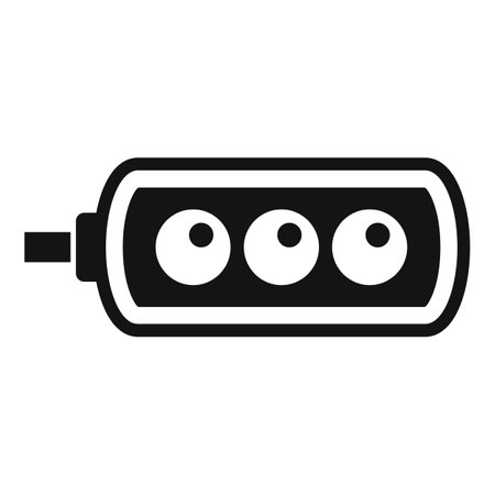 Road sensor camera icon simple vector. Care stop view. Control cityのイラスト素材