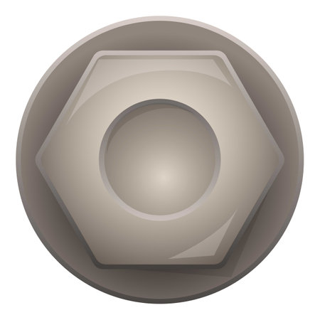 Steel modern plug icon cartoon vector. Implement stopper. Device plugのイラスト素材